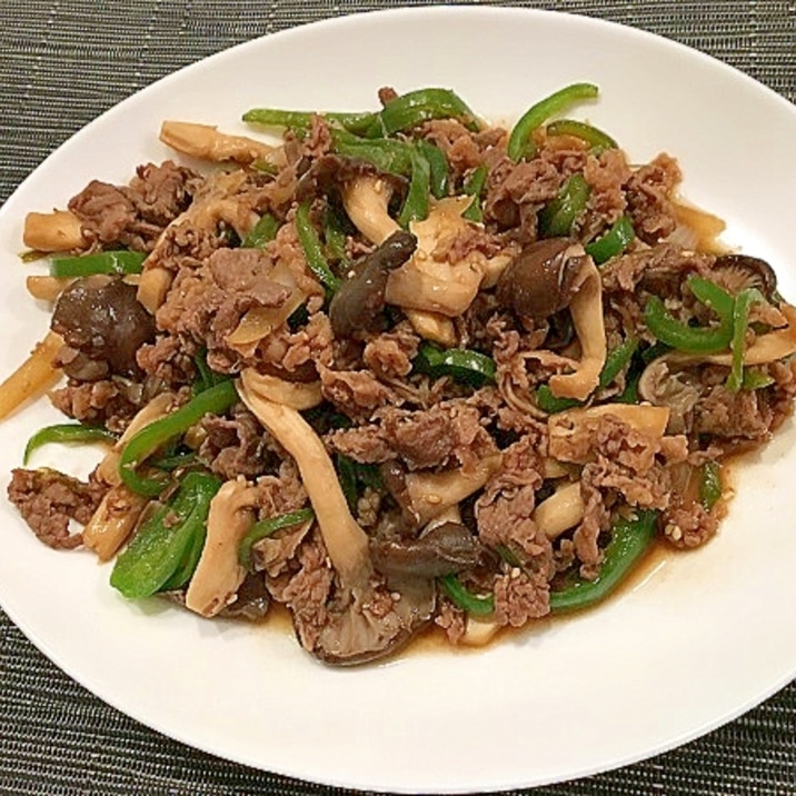 霜降りひらたけと牛肉の炒め物 レシピ 作り方 By 週末は男子厨房 楽天レシピ